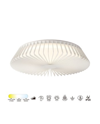 HIMALAYA PLAFÓN * PLAFÓN LED 63 CM BLANCO